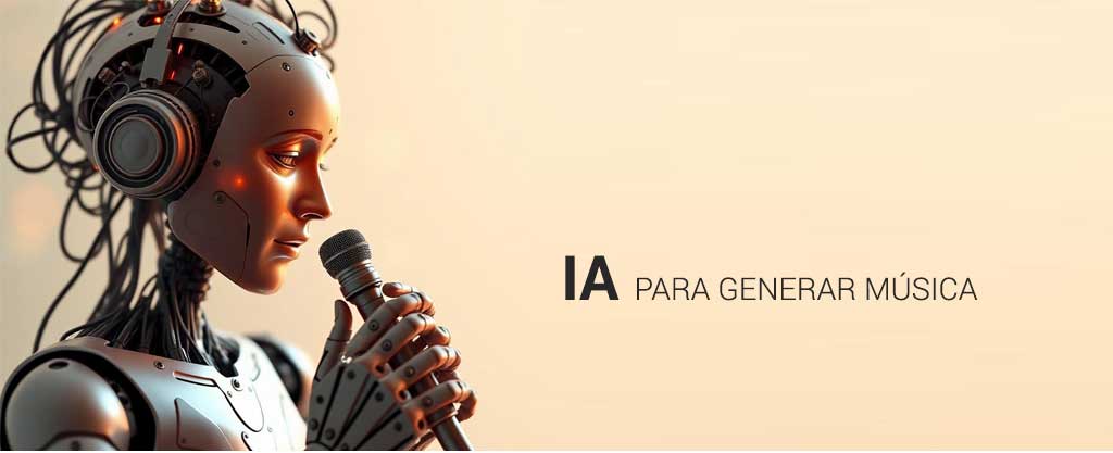 Inteligencia Artificial IA para Diseñadores Gráficos, recursos para crear música